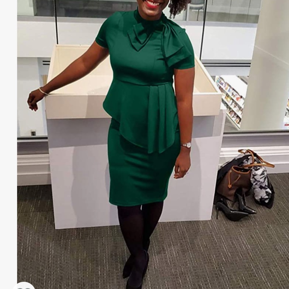 Green Pencil Dress
